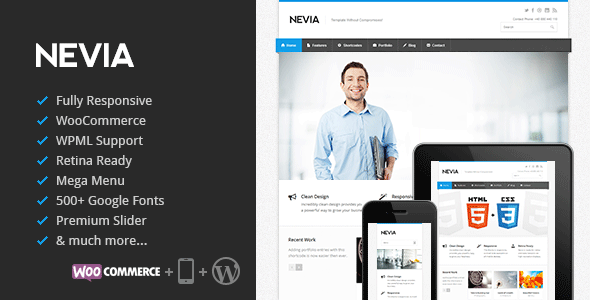 Nevia WordPress Theme