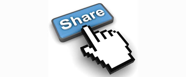 sharing your content on social media