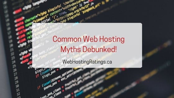 Web Hosting Myths